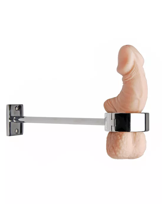 Locking Mounted CBT Scrotum Cuff with Bar