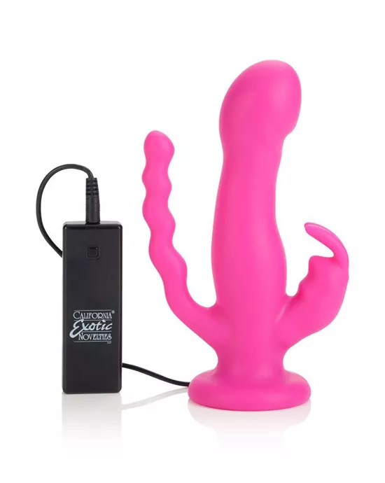 10-Function Silicone Love Rider Triple Rider