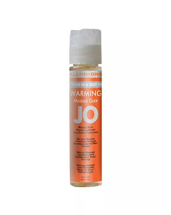 JO Massage Glide Warming 1oz 30ml