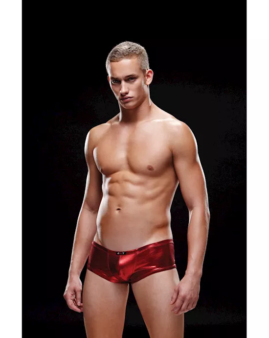 Envy Liquid Metal Low-rise Trunk M L Red