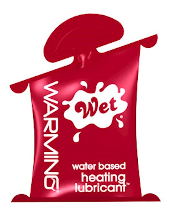 Wet Warming Lubricant 10ml Pillow Pack