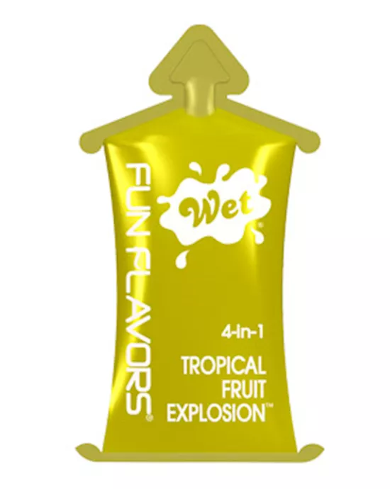 Wet Fun Flavors 4n1 Tropical Fruit 10ml Pillow Pack