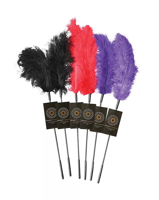 Ostrich Tickler Combination - 6 Pack