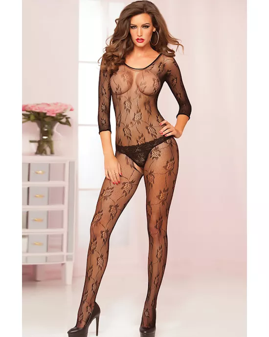 Bombshell Lace Crotchless Bodystocking