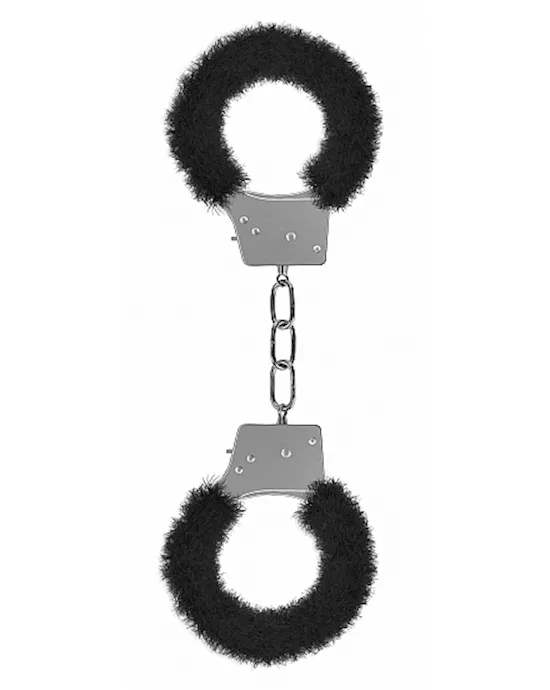 Beginners Handcuffs Furry Black