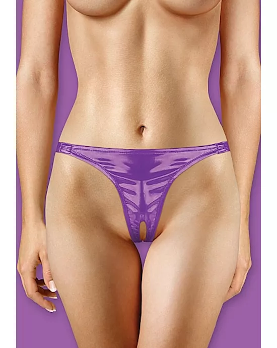 Adjustable Vibrating Panty - Purple