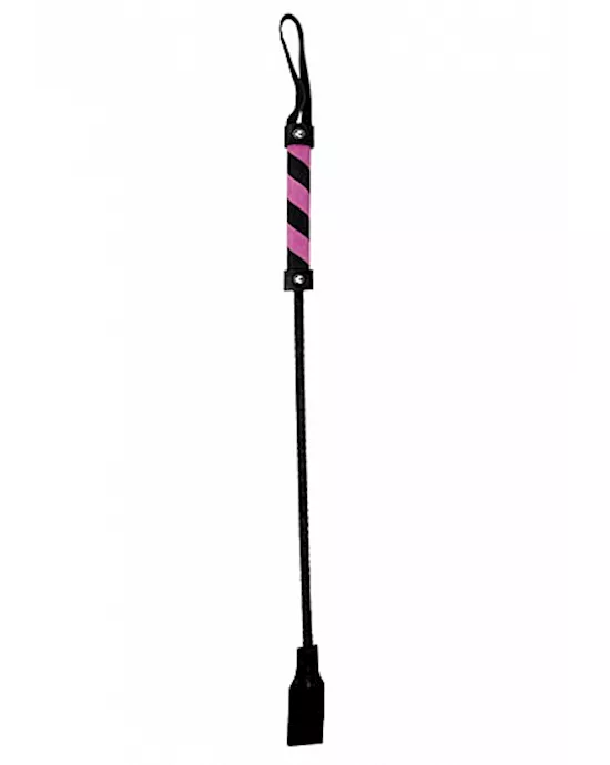 Cube Tipped Crop Suede Black Purple