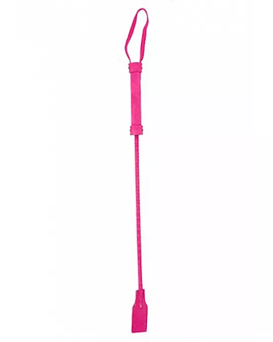 Cube Tipped Crop Suede Pink