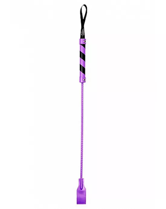 Cube Tipped Crop PVC Purple Black