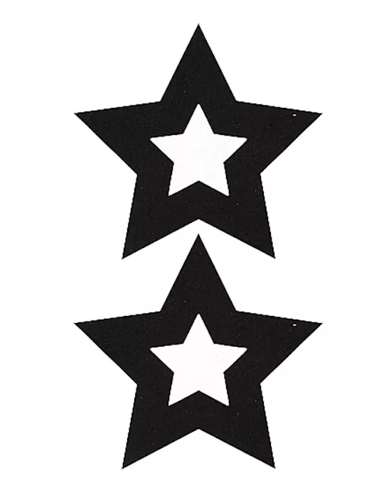 Nipple Sticker Stars Black