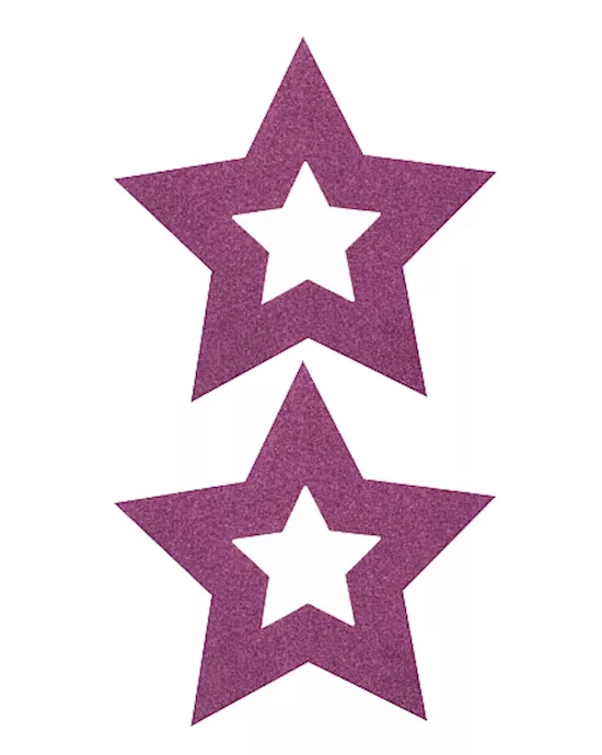 Nipple Sticker Stars Purple