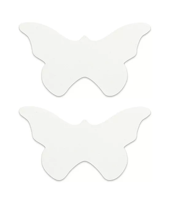 Nipple Sticker Butterfly White