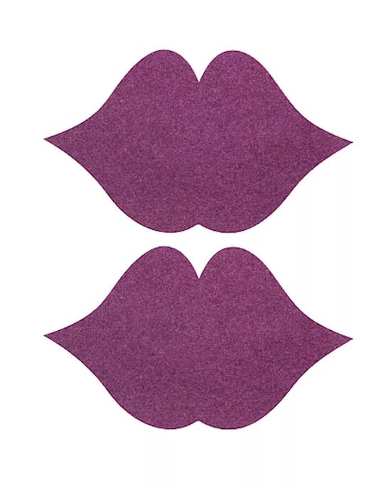 Nipple Sticker Lips Purple