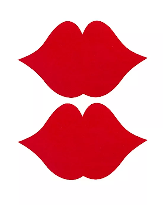 Nipple Sticker Lips Red