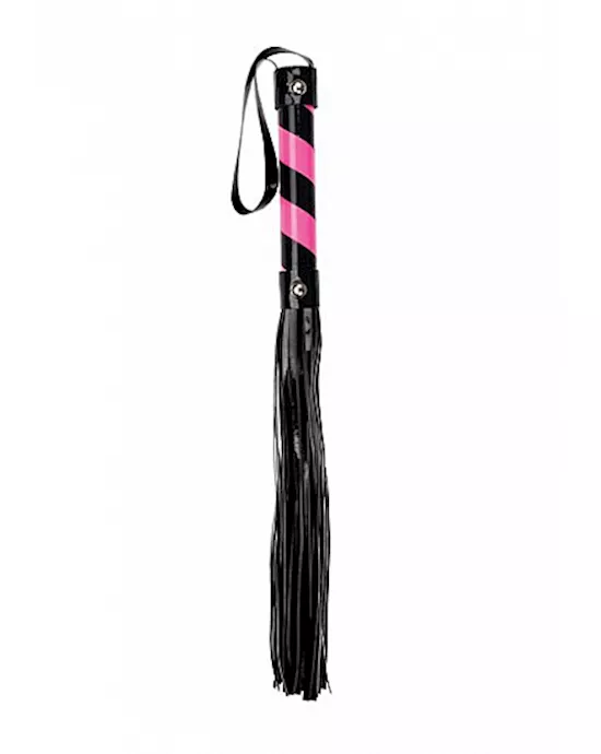 Whip Small PVC Black Pink