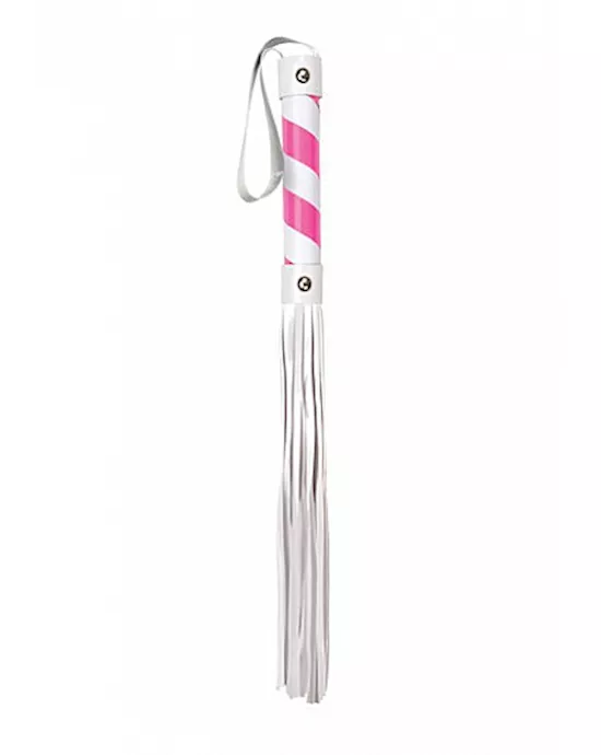 Whip Small PVC White Pink