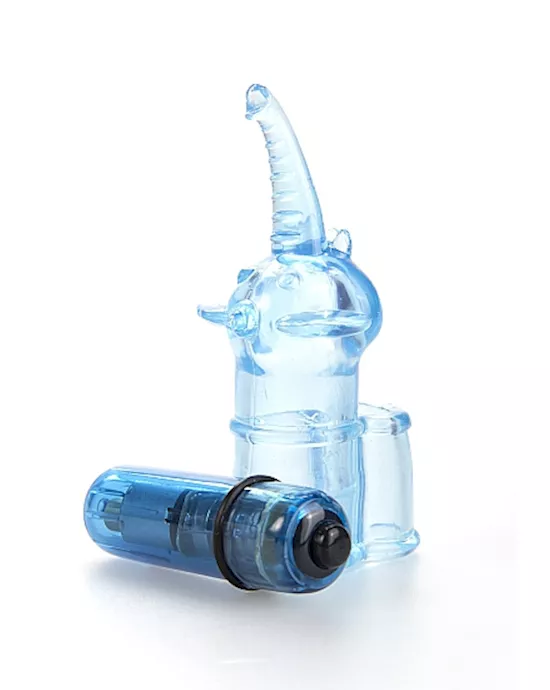 Elephant Finger Vibrator Blue