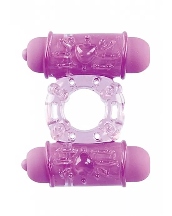 Double Vibrating Bullet Ring