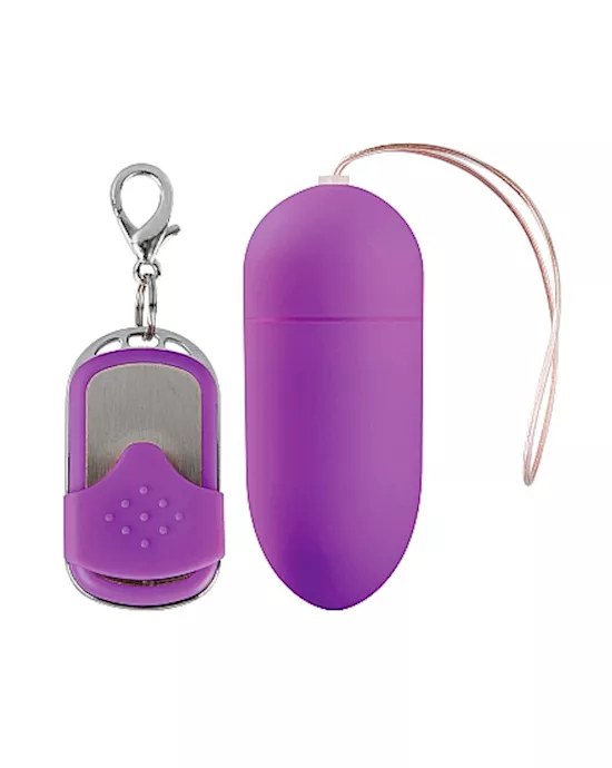 10 Speed Remote Vibrating Egg Big Purple