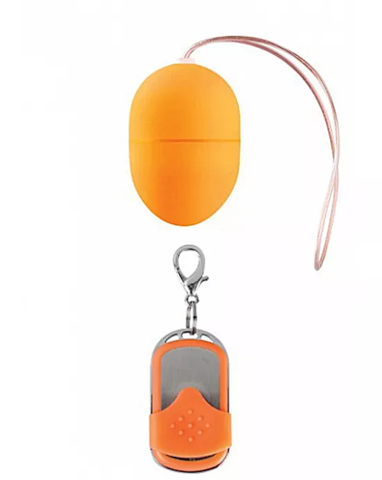 10 Speed Remote Vibrating Egg Small Orange