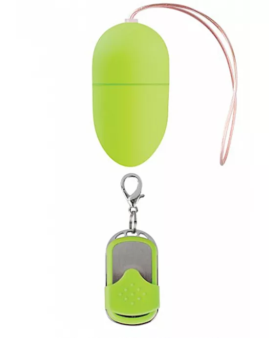 10 Speed Remote Vibrating Egg Medium Green