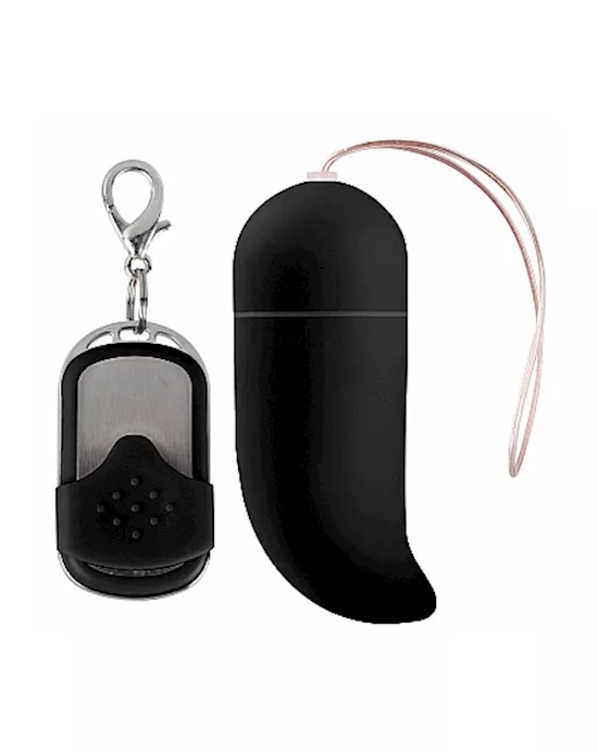 10 Speed Remote Vibrating G-Spot Egg Black