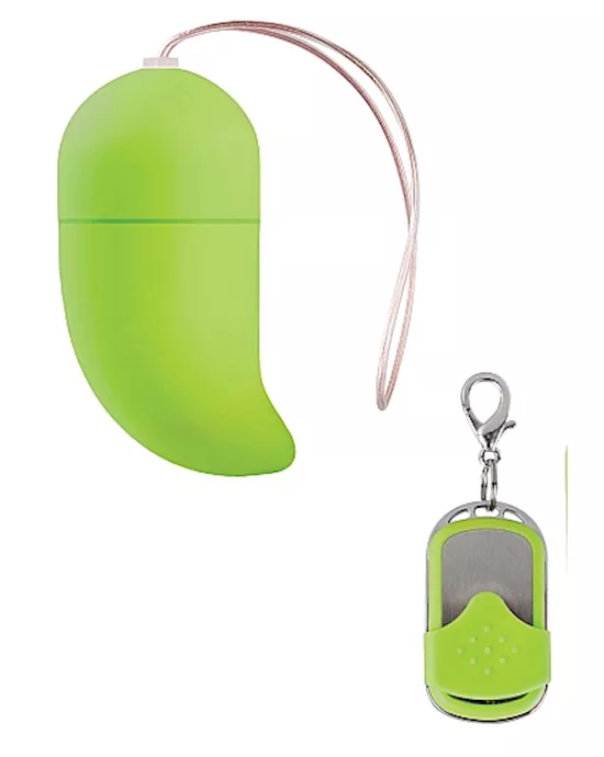 Vibrating G-spot Egg Medium Green