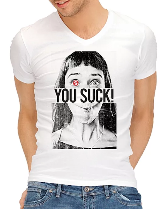 Funny Shirts You Suck L