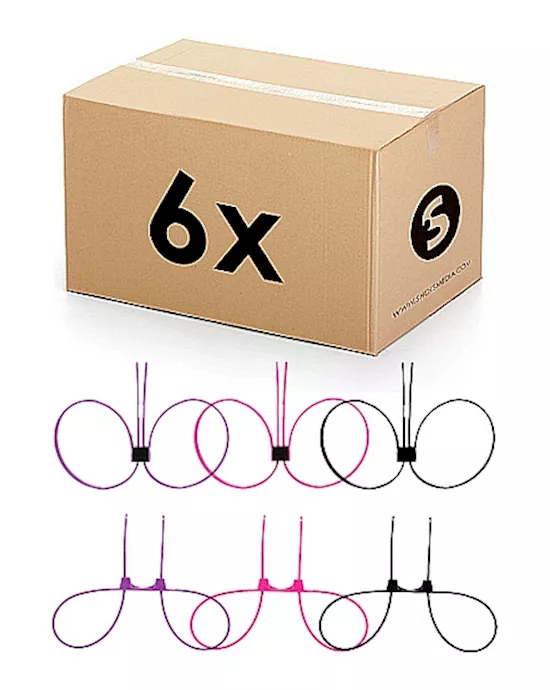 Zip Tie Cuffs Extended 6pcs In One Pack