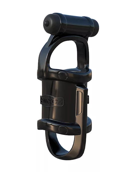 Fantasy C-Ringz Vibrating Cock Pipe With Ball-Stretcher
