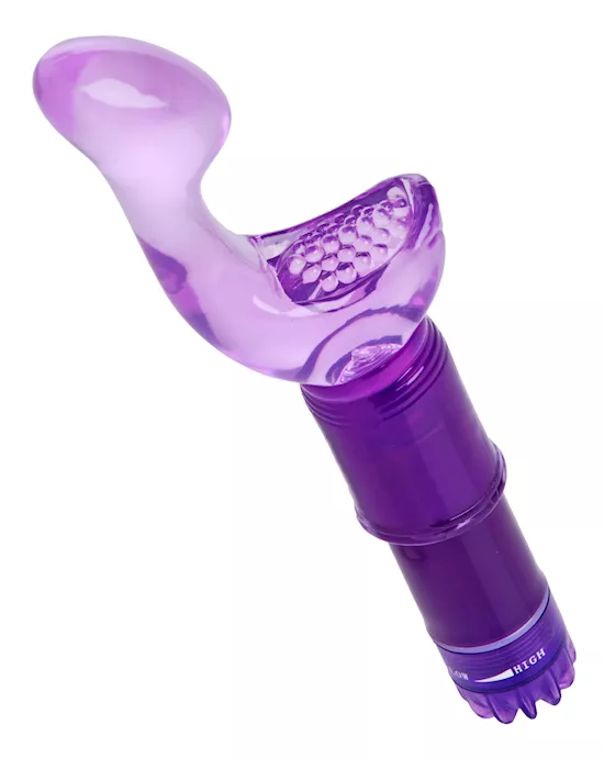 Purple Dual Pleasure G-Spot Kiss Vibe