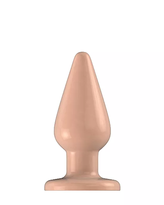 Bottom Line Buttplug Rubber Flesh 5 in Model 2