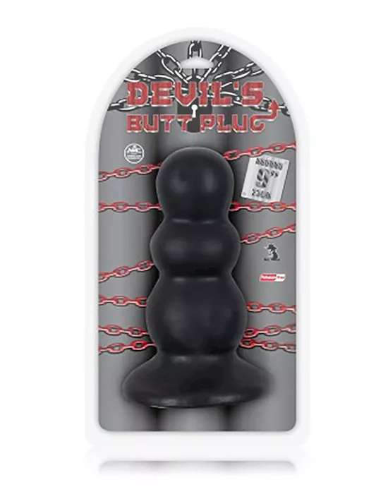 Devils Butt Plug 9 in Black