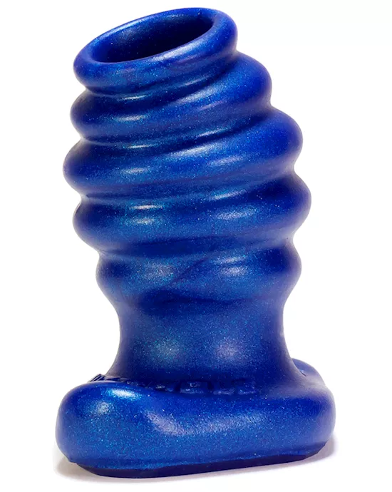 Butt-Hole Rippled Fuckplug #2 Medium Blueballs
