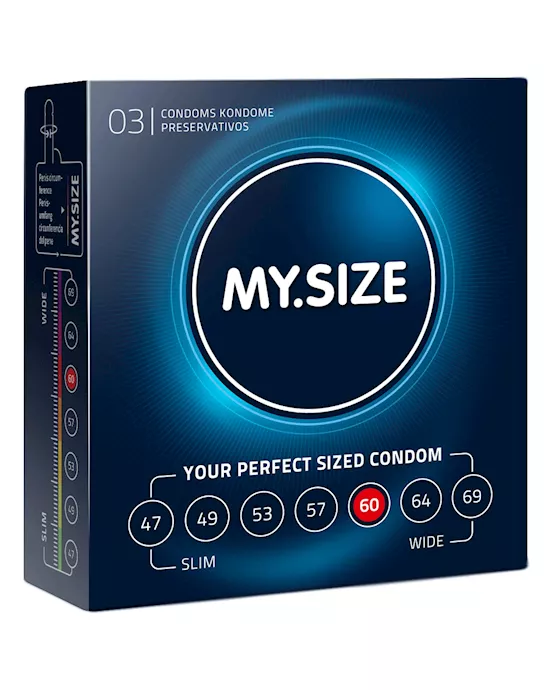 My Size Condoms 60mm 3pk