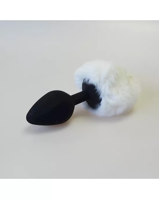 Fluffy Bunny Silicone Butt Plug