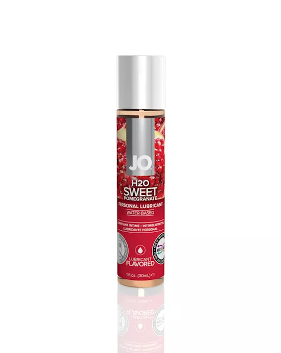 JO H2O Flavored Lubricant Sweet Pomegranate 1Floz/30ml