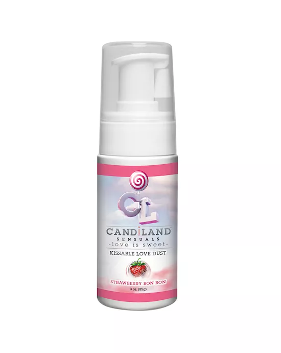 CANDiLAND SENSUALS Kissable Love Dust- Strawberry Bon Bon 3 oz Spray Bottle