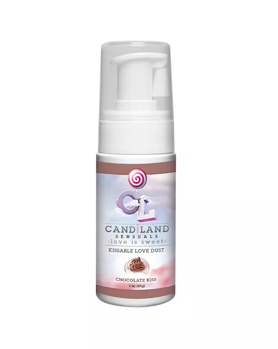 CANDiLAND SENSUALS Kissable Love Dust- Chocolate Kiss 3 oz Spray Bottle