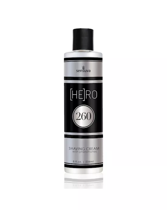 Sensuva HERO 260 Male Pheromone Shave Cream 236 ml