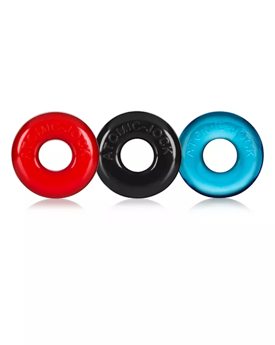 Ringer 3-Pack Of Do-Nut-1 Small Multicolor