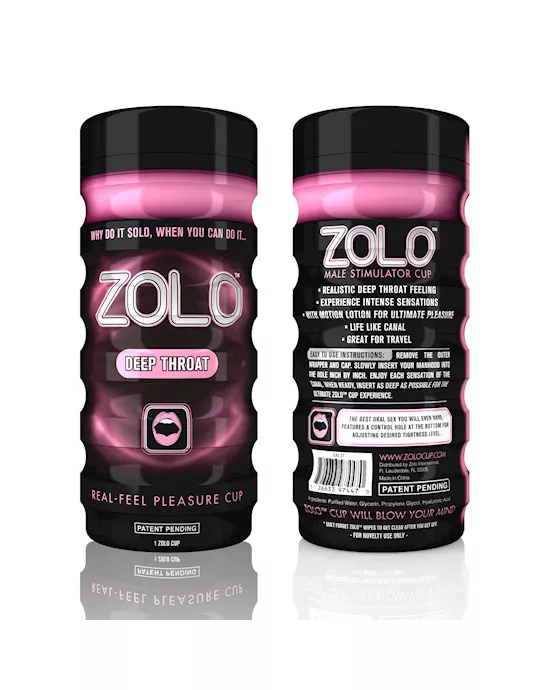 Zolo Deep Throat Real-Feel Pleasure Cup