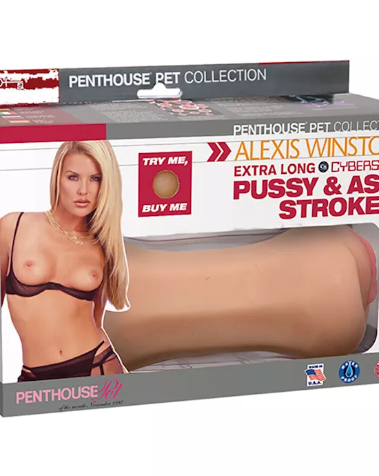 Penthouse Pet Collection Alexis Winston Extra Long CyberSkin Pussy and Ass Stroker