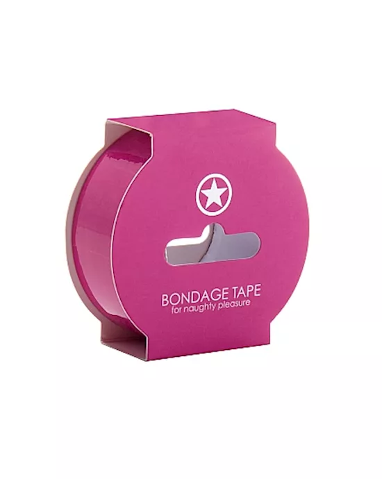 Non Sticky Bondage Tape 175 Meter Pink