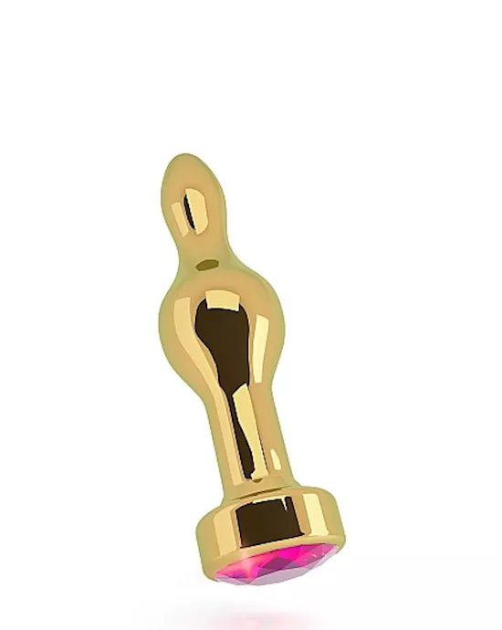 R8 Gold Plug 3.5 Inch Rose Red Sapphire
