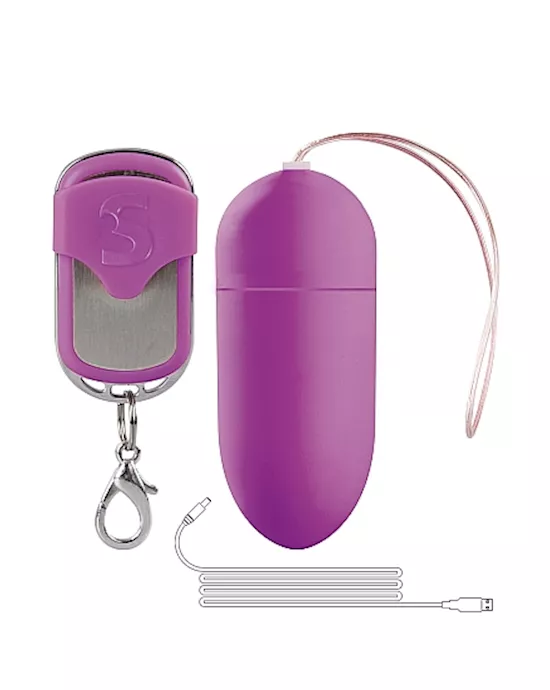Rechargeable Vibrating Egg Purple