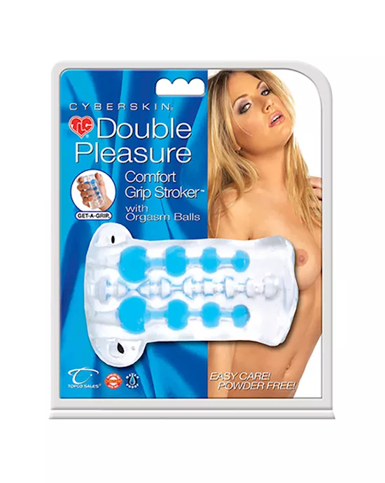 TLC CyberSkin Double Pleasure Comfort Grip Stroker