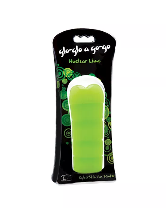 Glo-Glo a Go-Go Nuclear Lime CyberSkin Ass Stroker