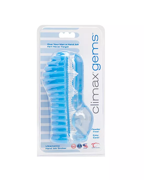 Climax Gems Ultramarine Hand Job Stroker