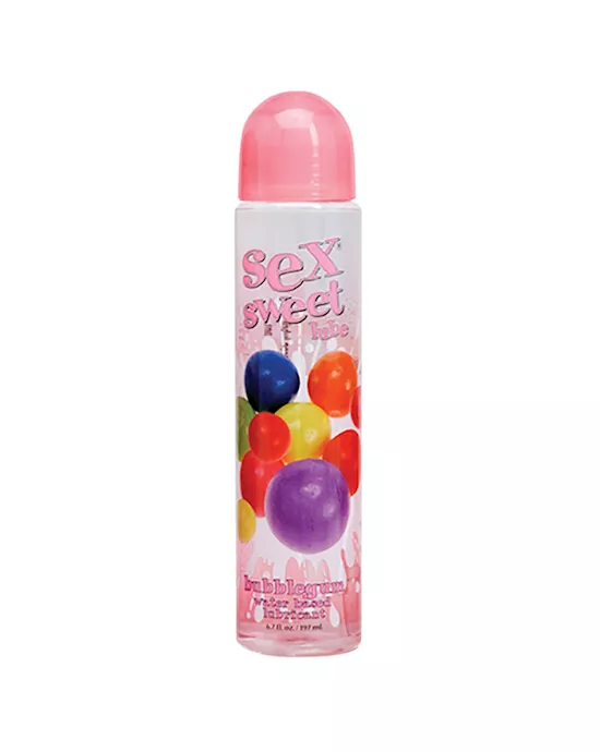 Sex Sweet Lube Bubble Gum 67 oz 197 mL Bottle